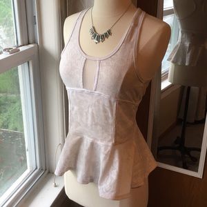 American Eagle Active Peplum Top
